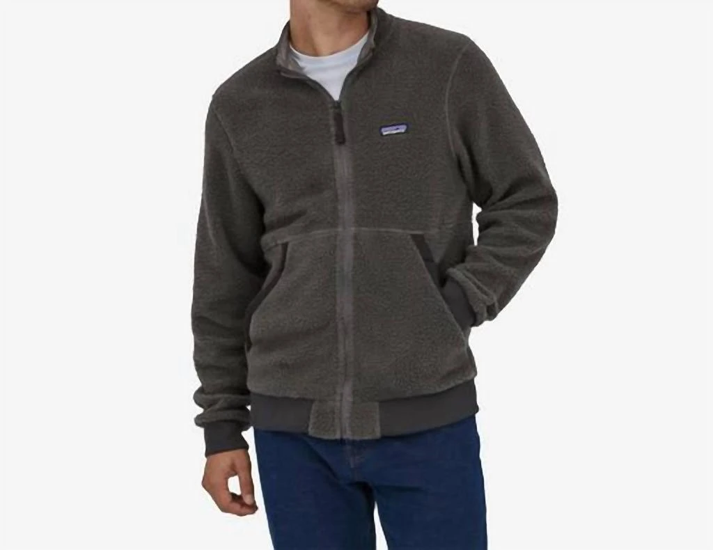 Patagonia Shearling Jacket In Grey 1