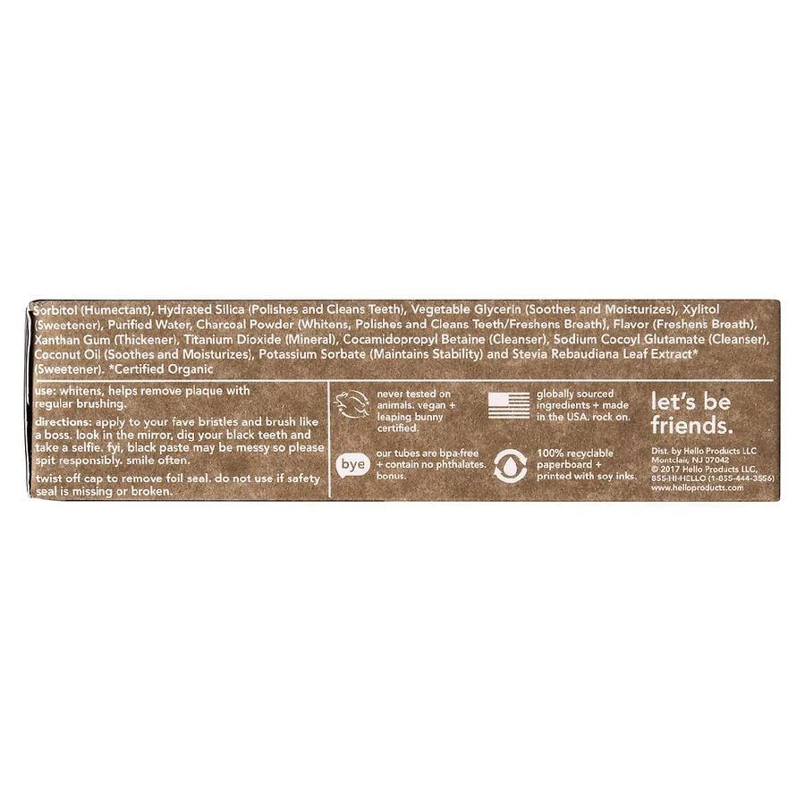 Hello Activated Charcoal Whitening Fluoride Free Toothpaste 2