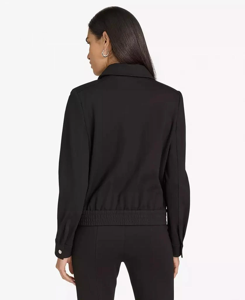 Calvin Klein Women's Zip-Front Bomber Jacket 2
