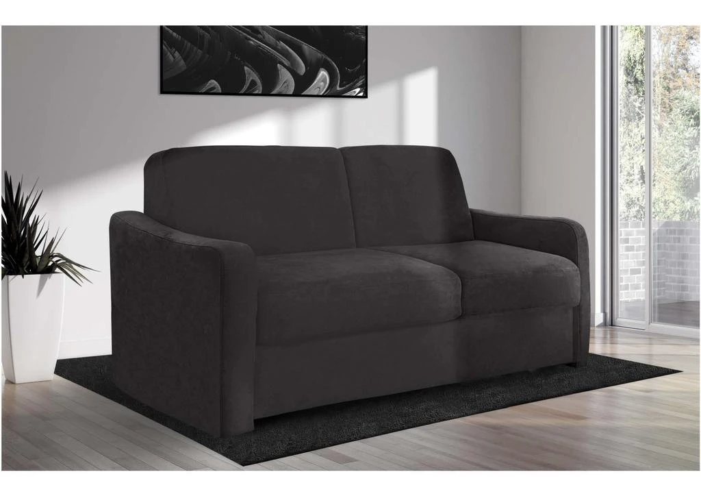 Baïta Home Canapé Droit Convertible - 3 Places - Horace - Tissu - Gris Ardoise 1