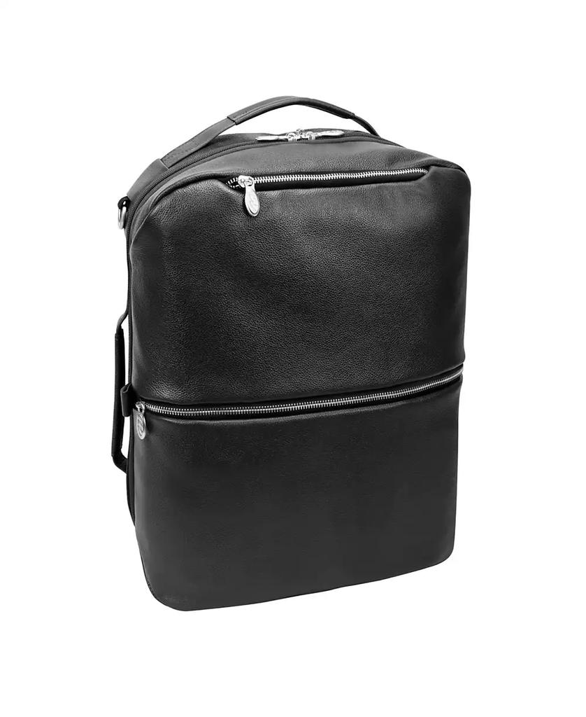 McKlein East Side 17" 2-In-1 Laptop Tablet Convertible Travel Backpack Cross-Body
