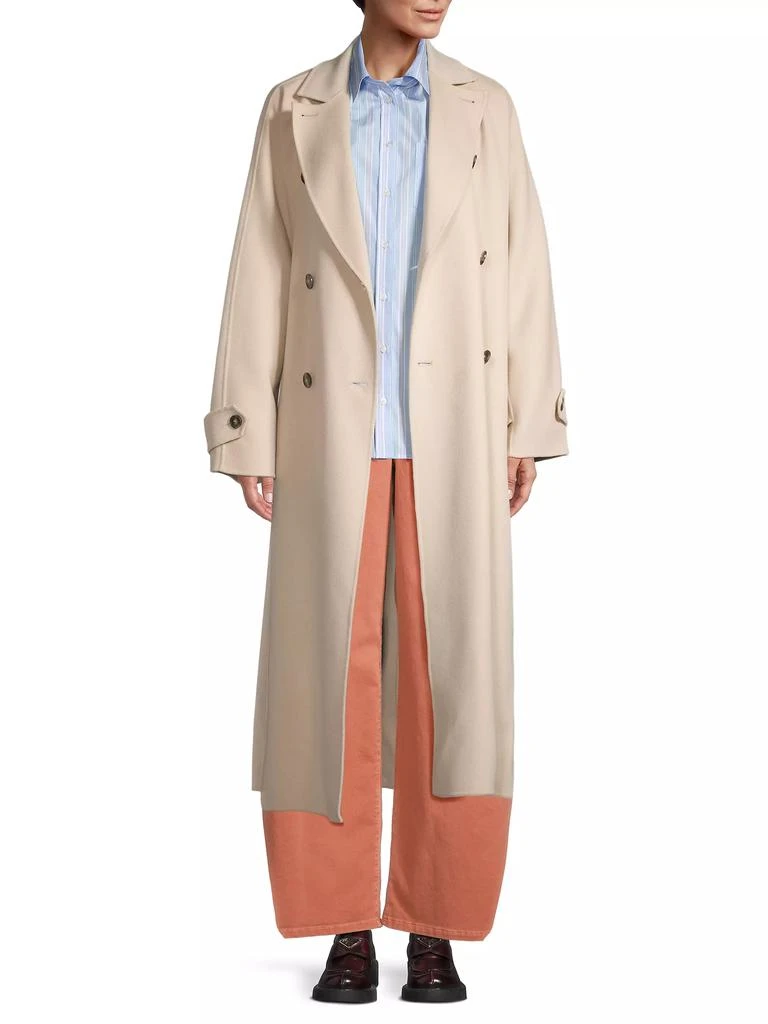 Weekend Max Mara Affetto Wool-Blend Trench Coat 2