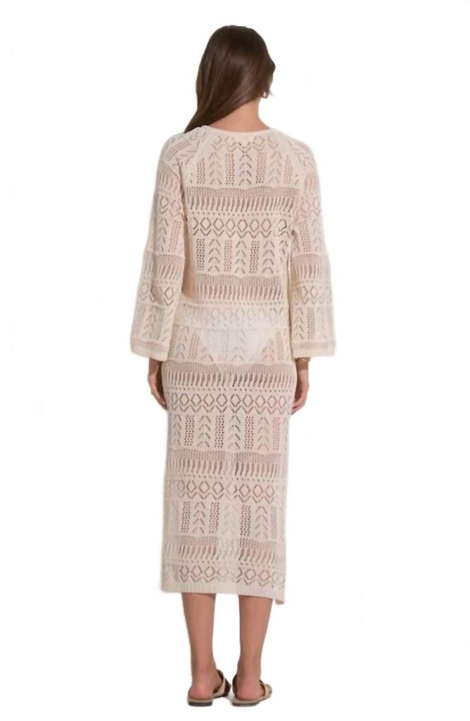 Elan Women's Maldives Kaftan Cover Up In Natural 2