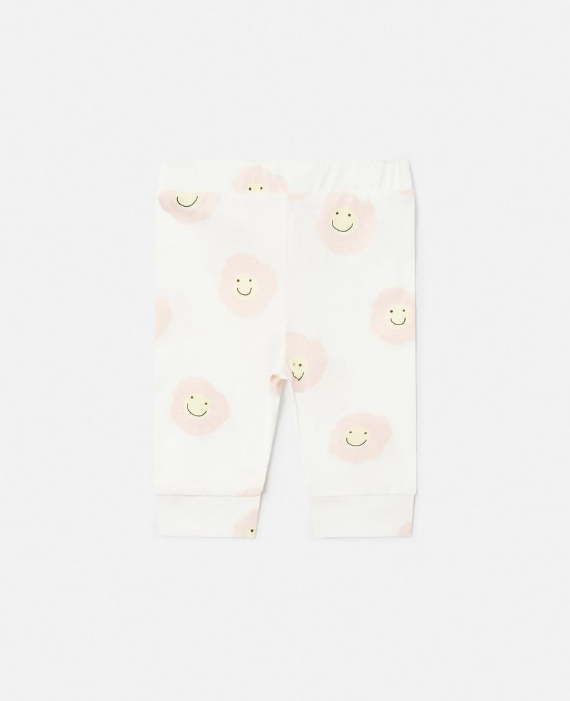 Stella McCartney Stella McCartney - Smiley Flower Print Leggings, Pink, Size: 24m