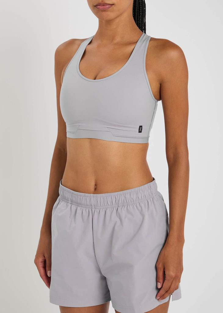 On Train stretch-jersey bra top