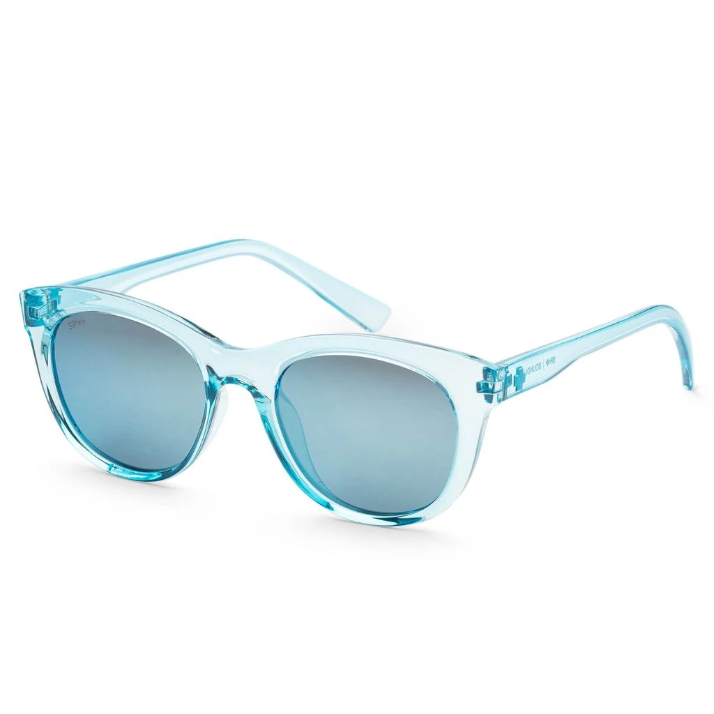 Spy Women's 53 mm Translucent  Blue Sunglasses 1