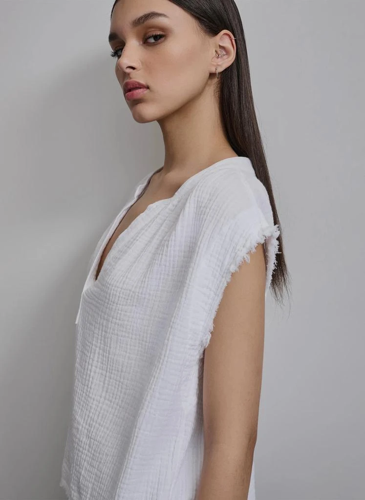 DKNY DOUBLE CREPE GAUZE SHIRT 3