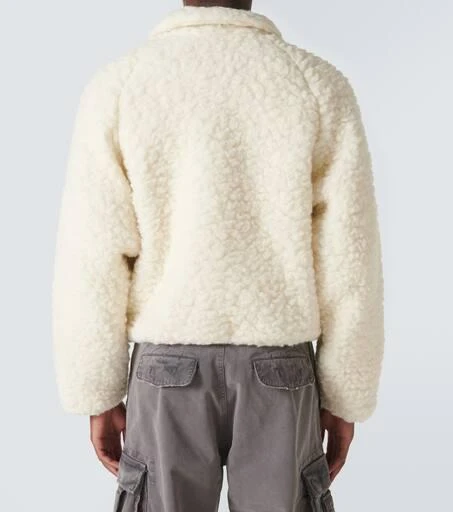 ERL Patch-appliqué faux shearling jacket 4