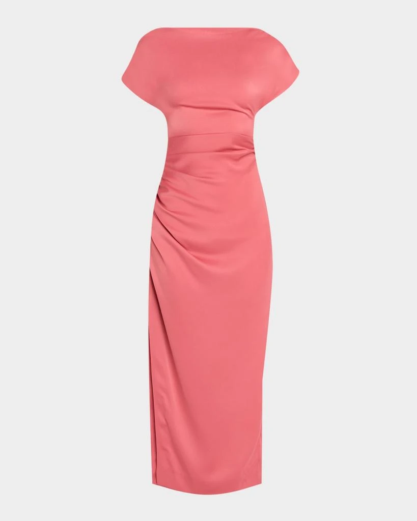 Heather Shirred Short-Sleeve Maxi Dress – On Sale Now with Up to 60% Off