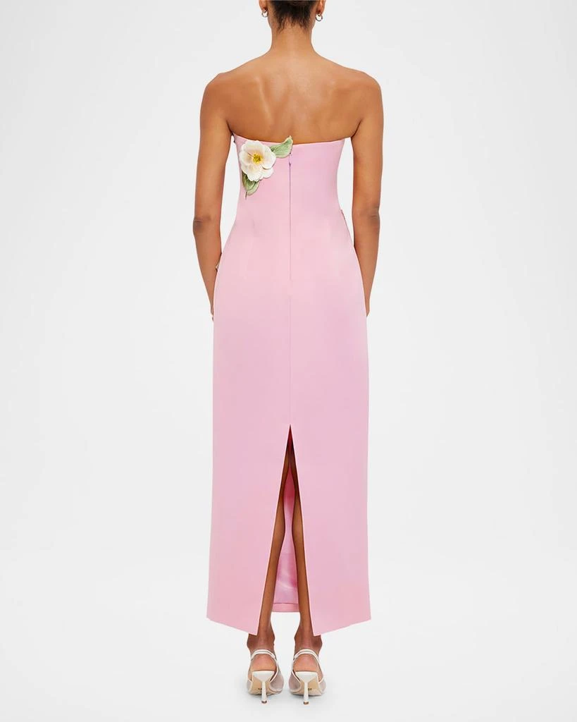 LEO LIN Rayna Floral Applique Bustier Maxi Dress 3