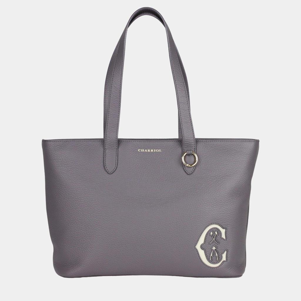 Charriol Charriol Storm Grey Leather MARIE OLGA Shopper