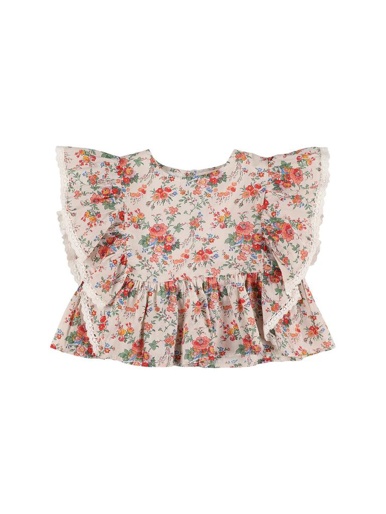 Louise Misha Floral Print Cotton Shirt