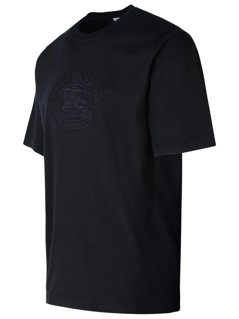 Burberry Burberry Black Cotton T-Shirt 2