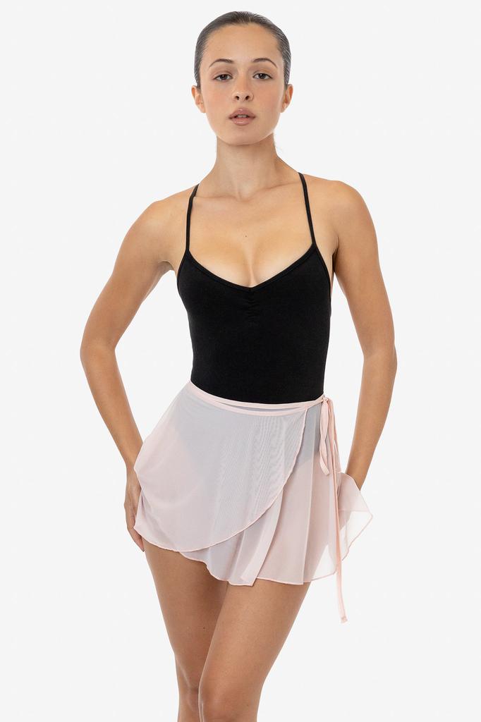 Los Angeles Apparel RNS300 - Micro Mesh Ballet Wrap Skirt