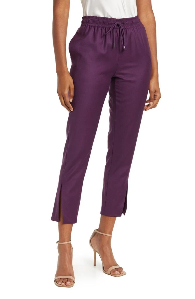 Theory Pull-On Wool Drawstring Pants 1