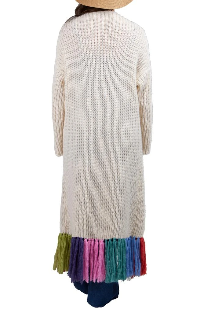 SAACHI Rainbow Tassel Duster Cardigan 2