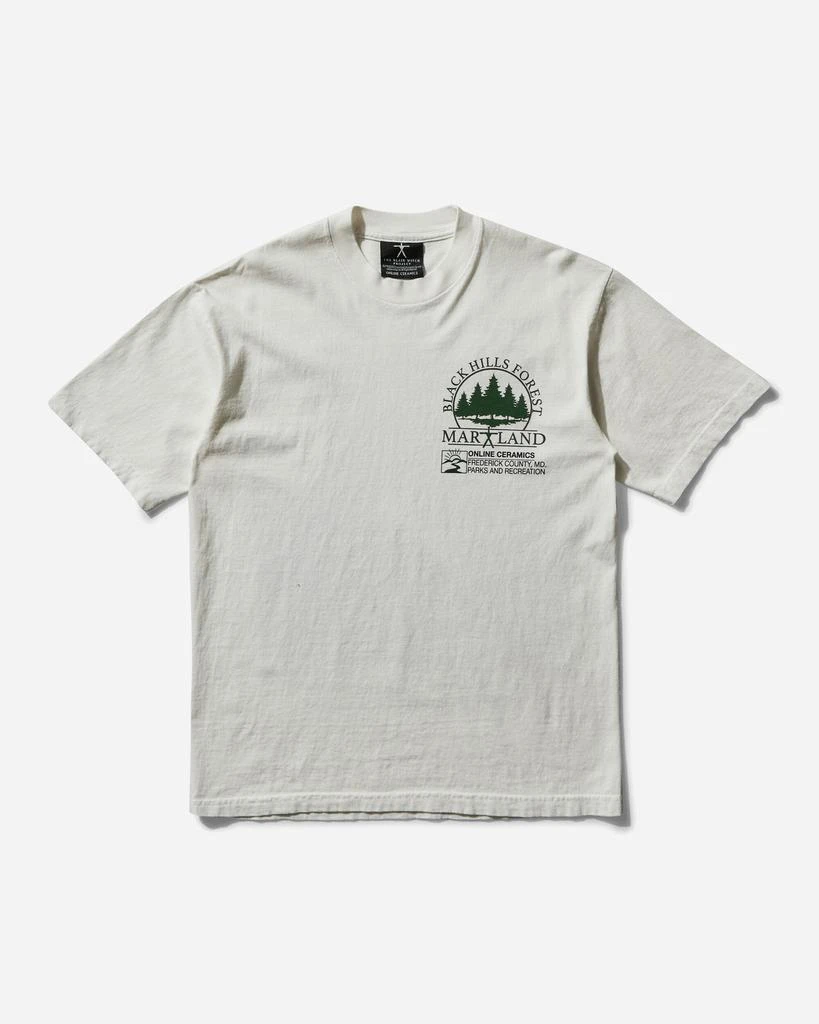 Online Ceramics Men's The Blair Witch "Black Hills Forest Map" T-Shirt Off White 1