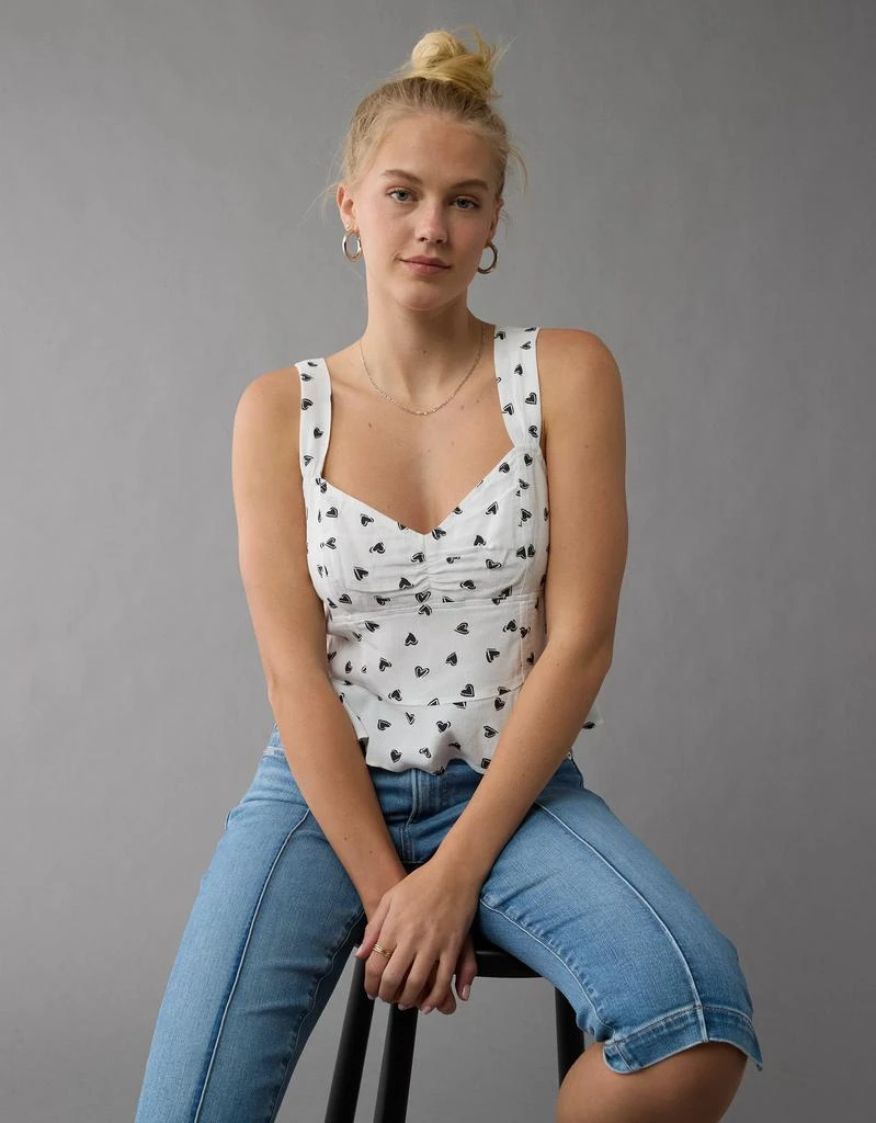 AE AE Square Neck Corset Tank Top 1