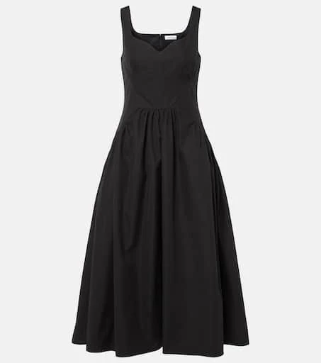 Alexander McQueen Gathered cotton midi dress - Dresses & Skirts - Compare  Prices from 8+ Stores - Free Shipping - BeyondStyle