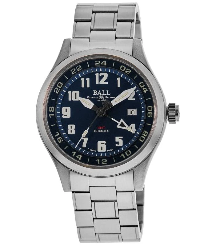 Ball Ball Engineer Navigator GMT Blue Dial Steel  Men's Watch GM1086C-S3-BE 1