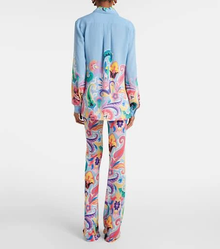 ETRO Printed satin shirt 3