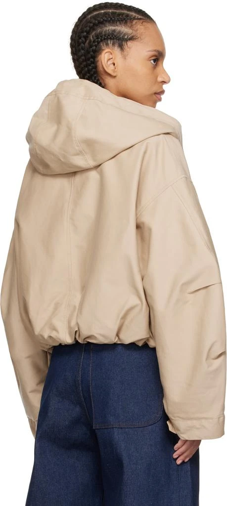 Jacquemus Beige 'The Caraco cropped parka' Jacket 3