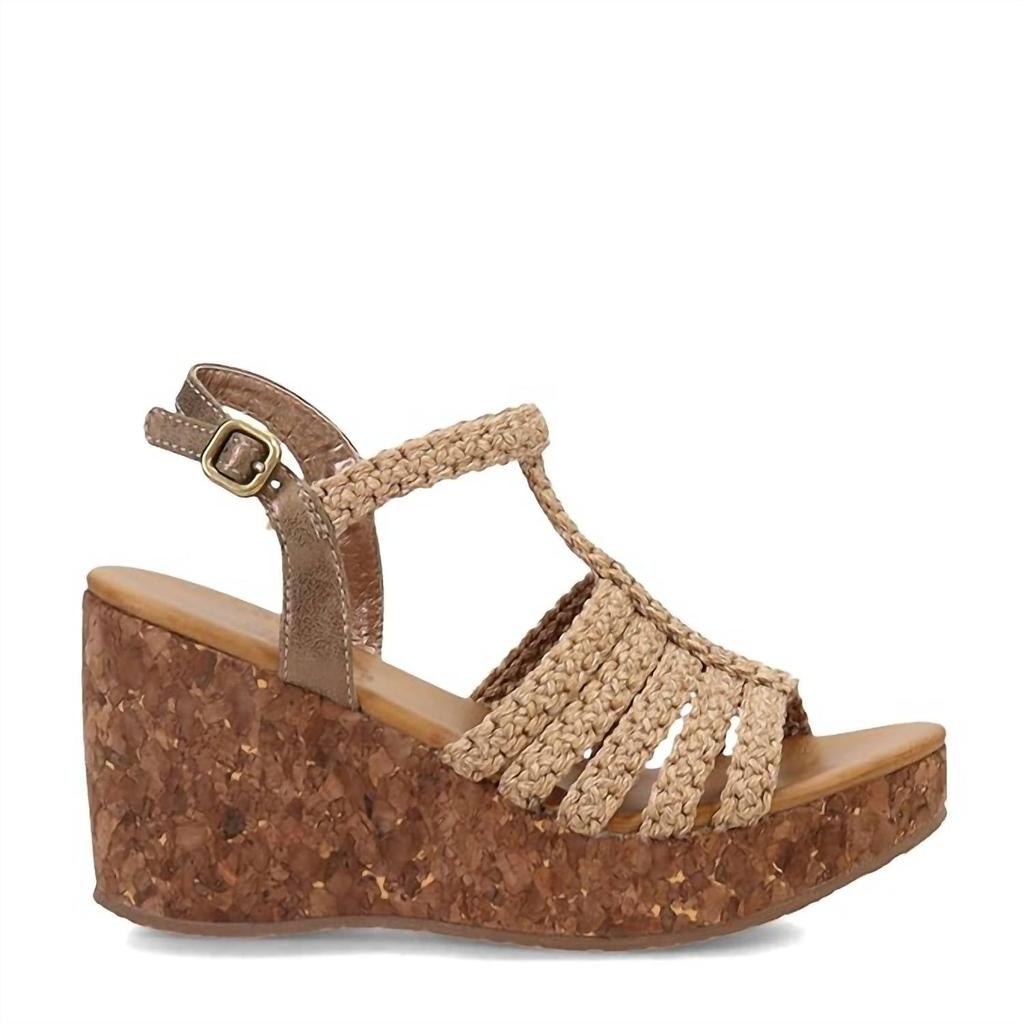Blowfish Women's Palermo Wedge In Tan