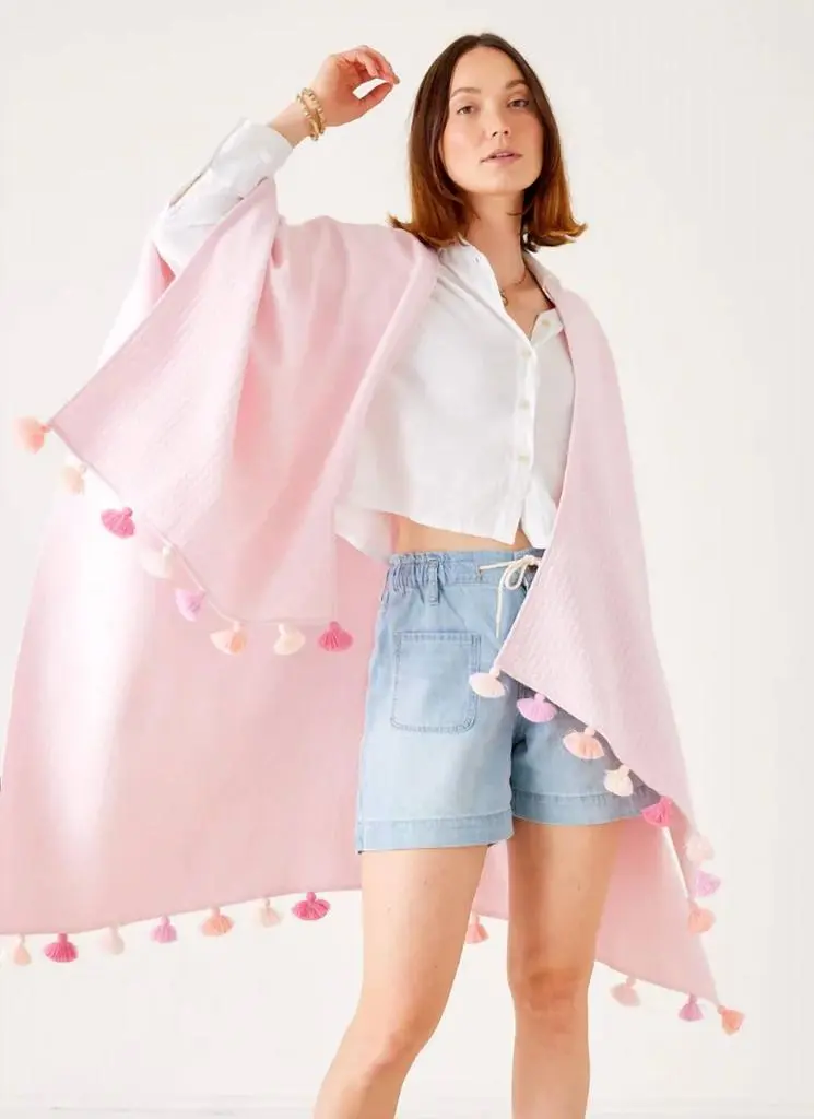 MERSEA Mersea - Classic Tassel Travel Wrap