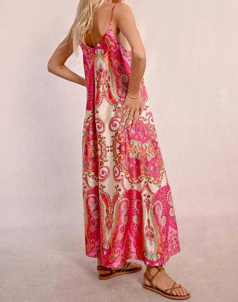 Molly Bracken - Scarf Print Satin Maxi Dress  On Sale Now with Up to 49%  Off | Discover Exclusive Deals & Savings at BeyondStyle  Authentic Molly  Bracken women > dresses >