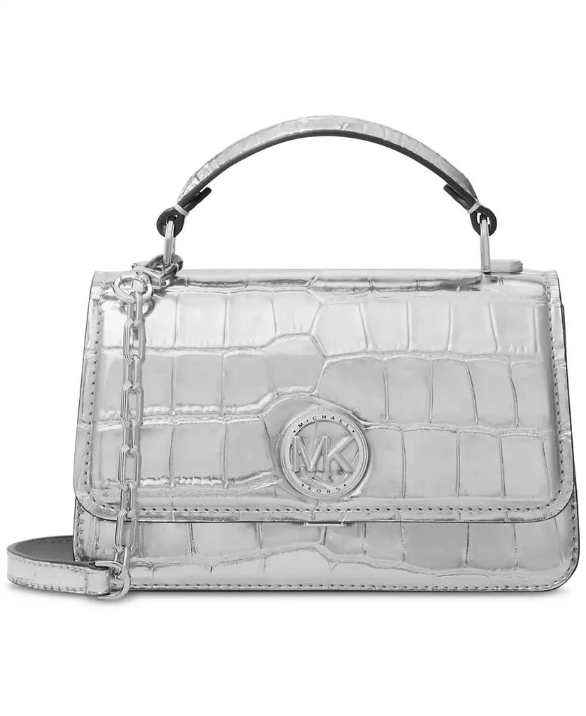Michael Kors Delancey Small East West Top Handle Chain Crossbody 1