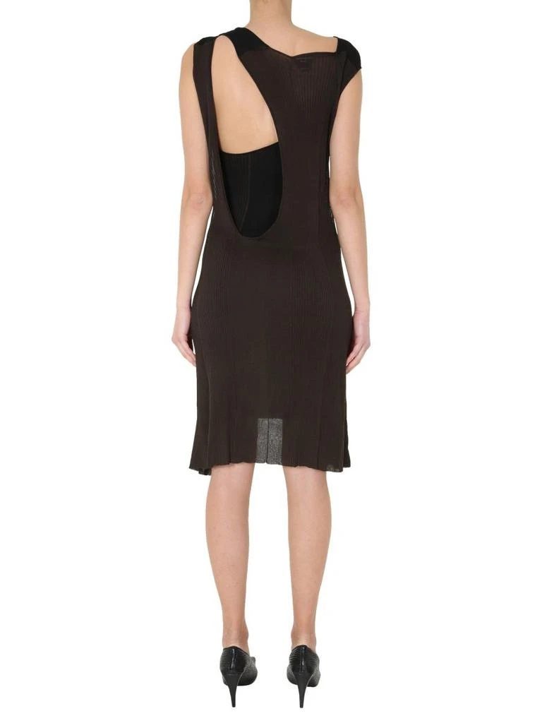 Bottega Veneta Bottega Veneta Cut-Out Layered Knit Dress 4