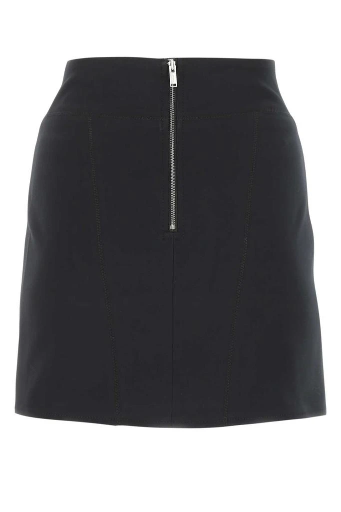 Dion Lee Black Stretch Cotton Blend Mini Skirt 2