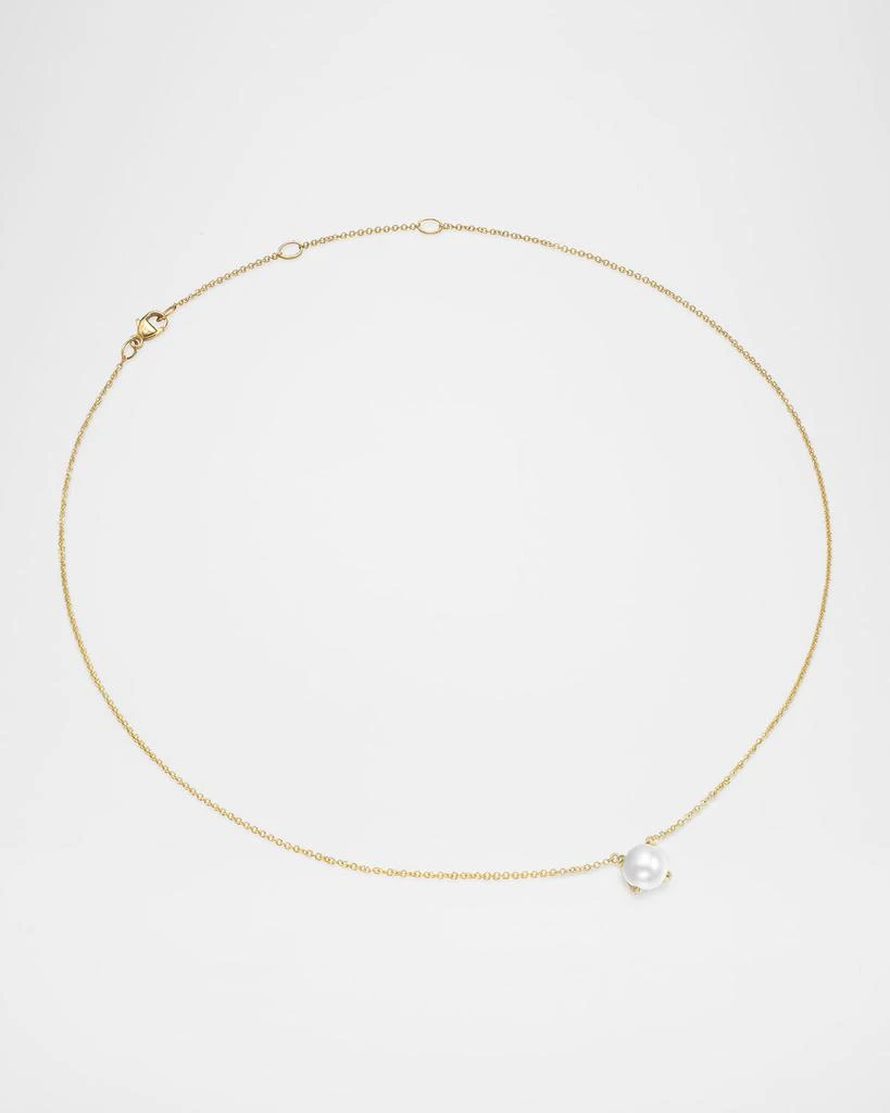 David Yurman Pearl Classics Necklace with Diamonds in 18K Gold, 6.5mm 3