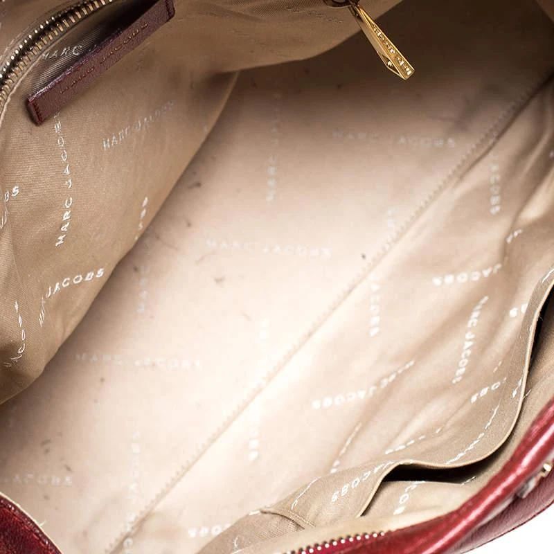 Marc Jacobs Marc Jacobs Red Leather Wellington Fulton Satchel 7