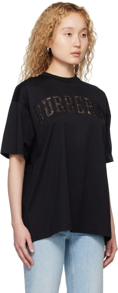 Burberry Black Oversized T-Shirt 2