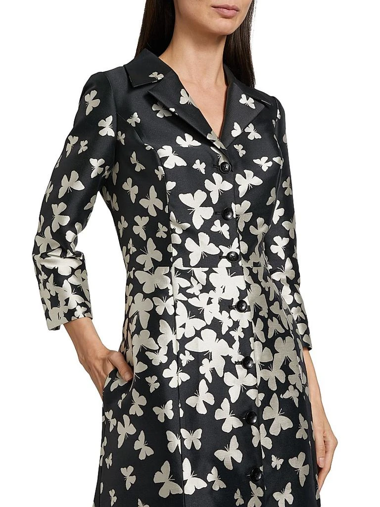 slim fit dress slacks A-Line Fit and Flare Coat with Pockets from NikkaPlace main image 0