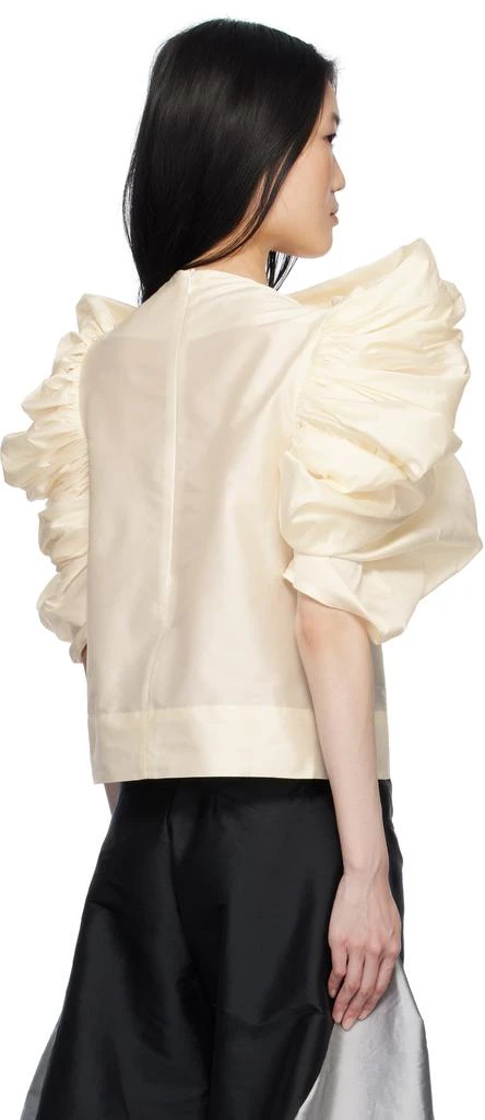 PAULA CANOVAS DEL VAS Off-White Castana Blouse 3