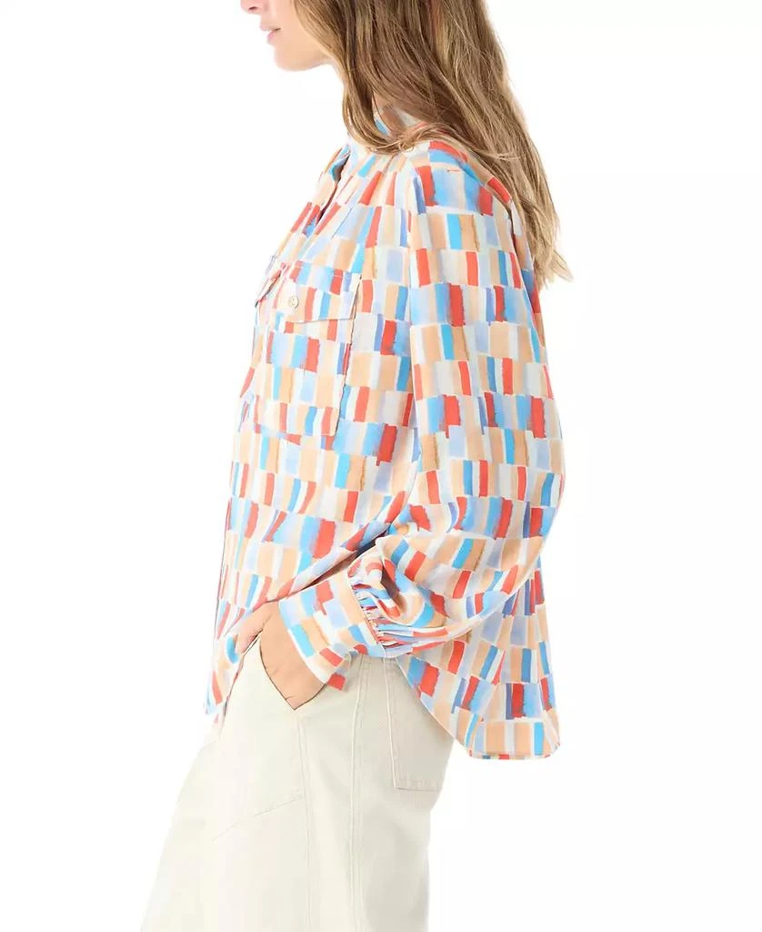 DEE OCLEPPO DO by Women
s Printed Stand Collar Long Sleeve Top 2