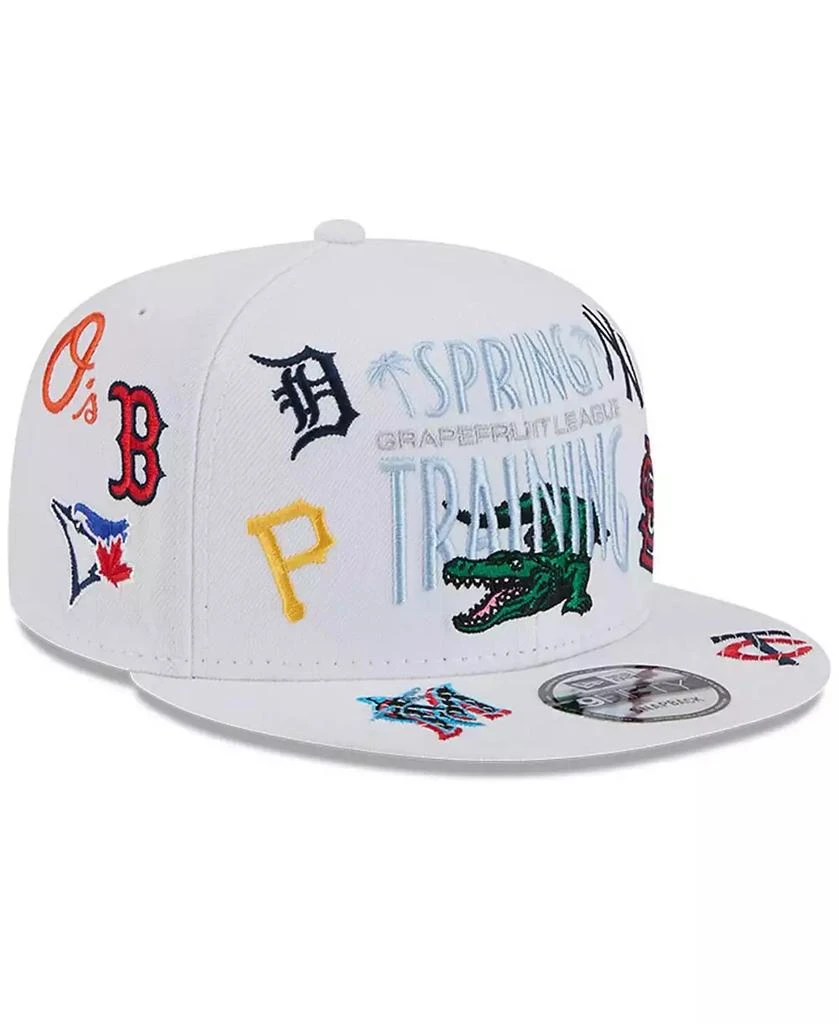 New Era Men's White 2025 Spring Training Cactus League 9FIFTY Snapback Hat 3
