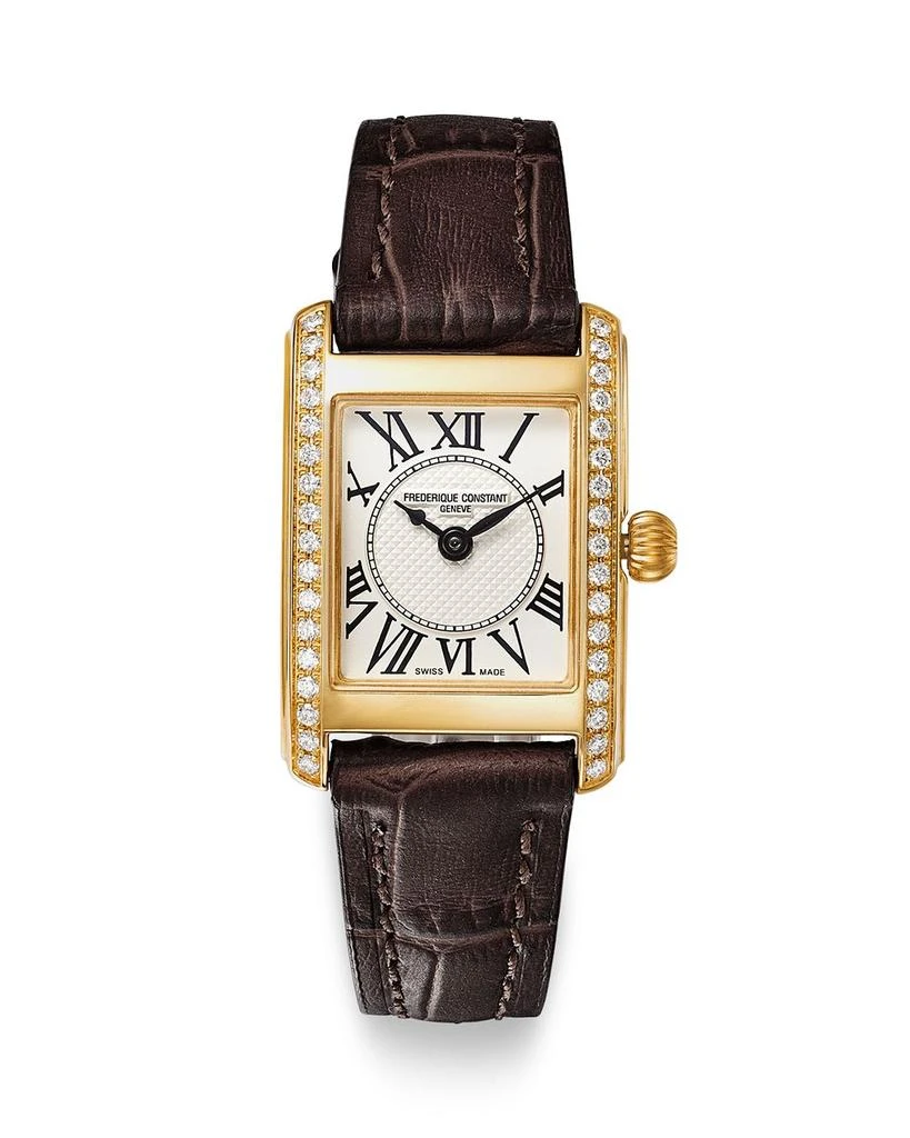 Frederique Constant Carree Watch, 21mm x 23mm - Exclusive 1