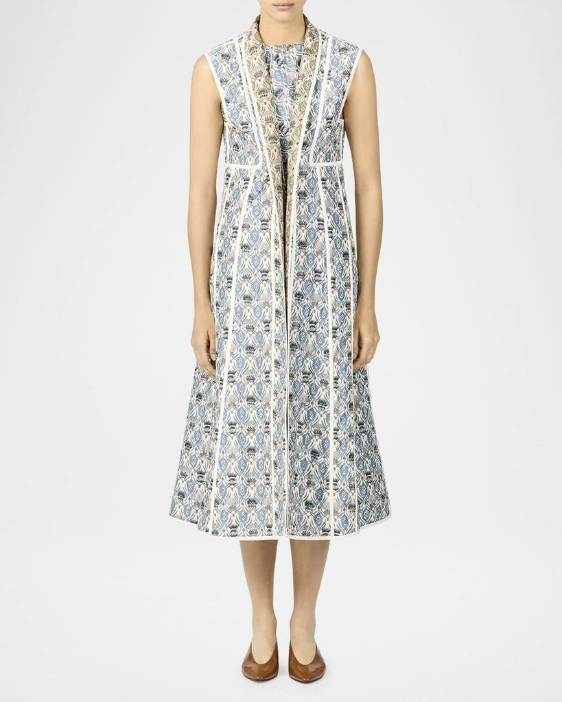 Loro Piana Veneziano Silk Long Vest 2