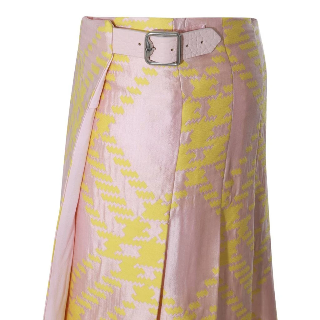 Burberry Burberry Checked Pleated Mini Skirt 3