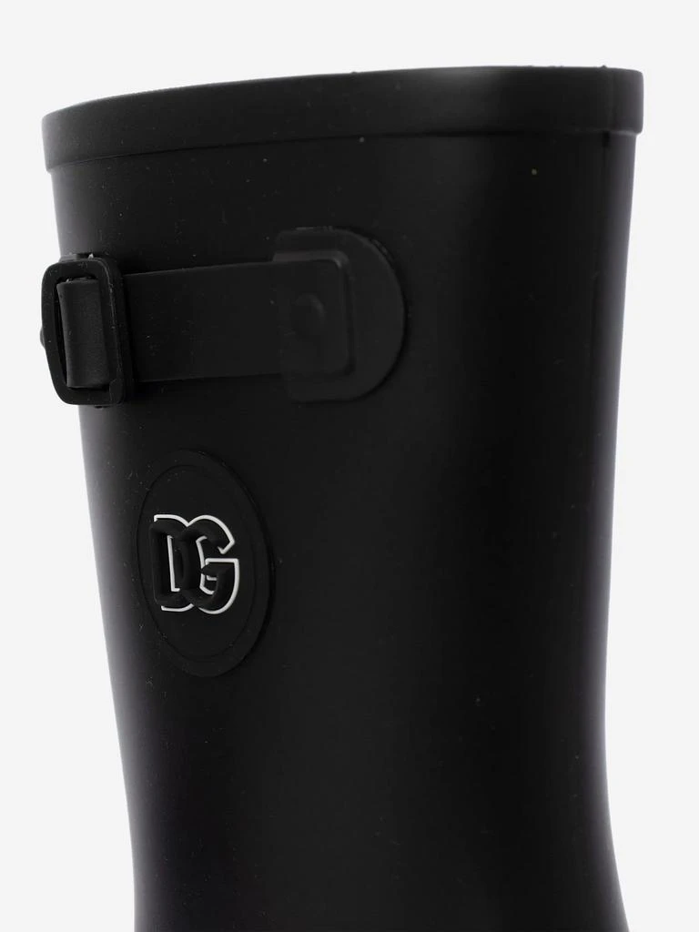 Dolce 
Gabbana Dolce 
Gabbana Kids Logo Rain Boots in Black 4