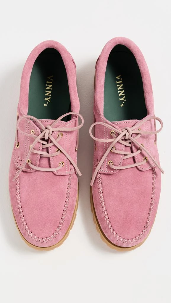 Vinnys Lug Sole Suede Boat Shoes 3