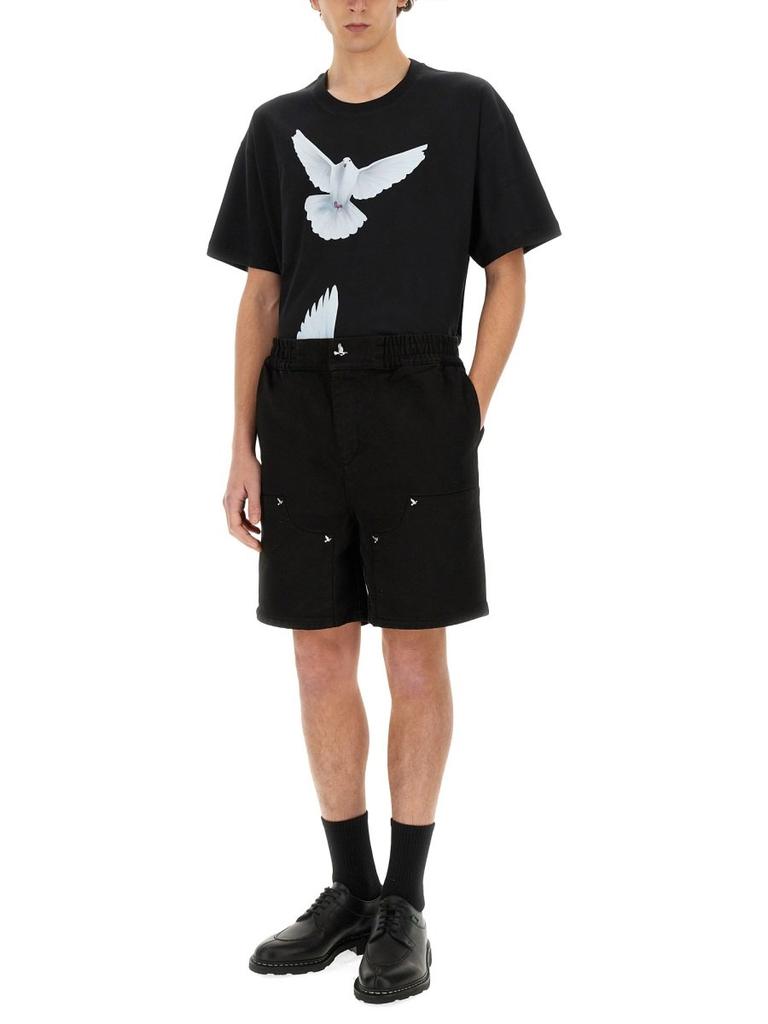3.Paradis 3.PARADIS Twill Casual Shorts