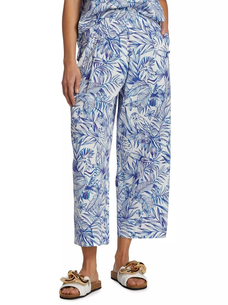 Rosetta Getty Toile Bird-Print Pants 3