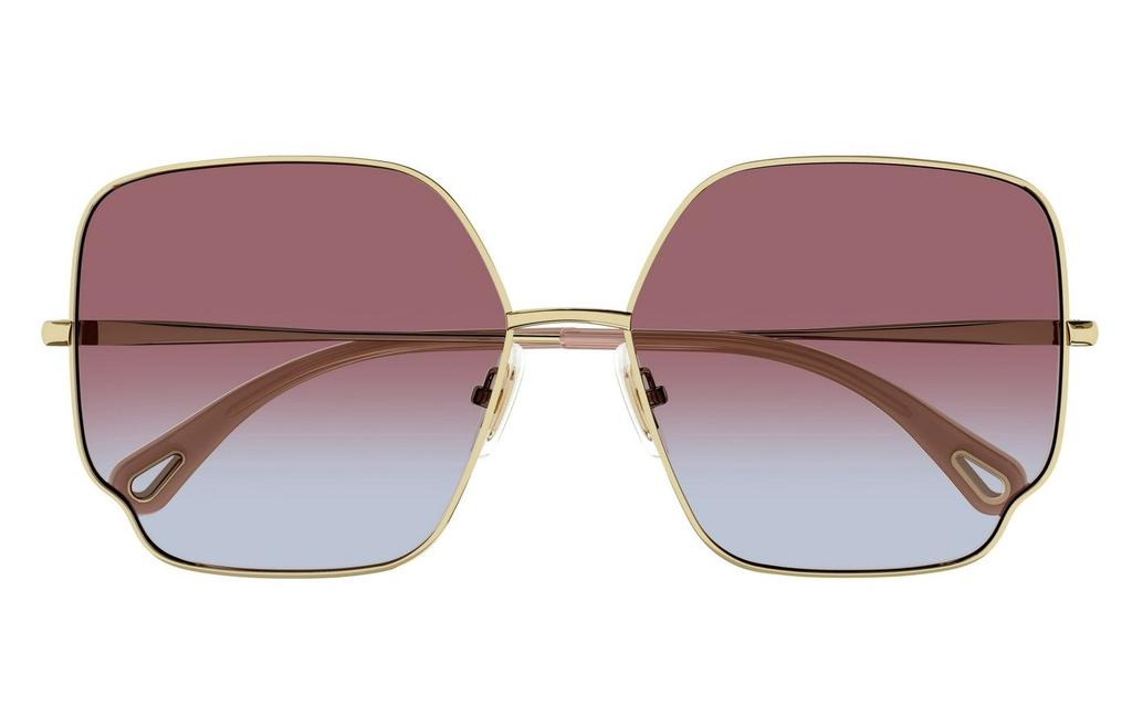 クロエ Chloe Eyewear Acetate Sunglasses CHLOÉ Oversized Logo Round Acetate Sunglasses Chloe