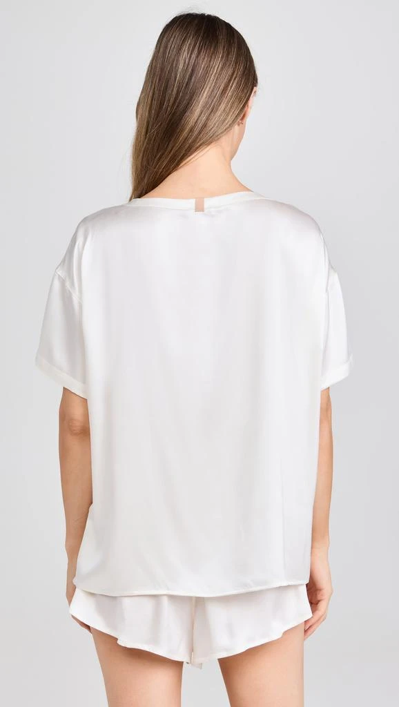 Lunya Washable Silk Tee Short Set 2