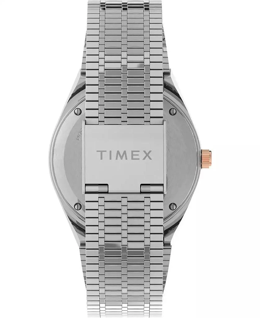 Timex Women's Q Silver-Tone Stainless Steel Bracelet Watch 36mm 4