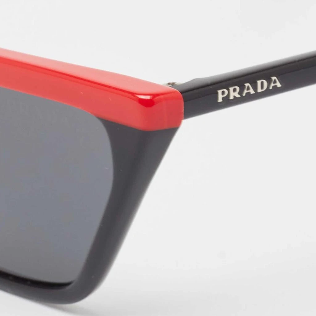 Prada Prada Black/Red SPR 19U Rectangular Sunglasses 2